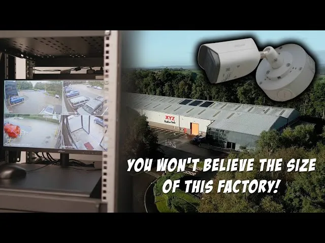 XYZ Machine Tools Factory Install | Security System