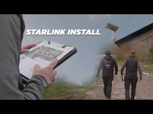 Starlink Antenna Install | Providing multiple lets with connection